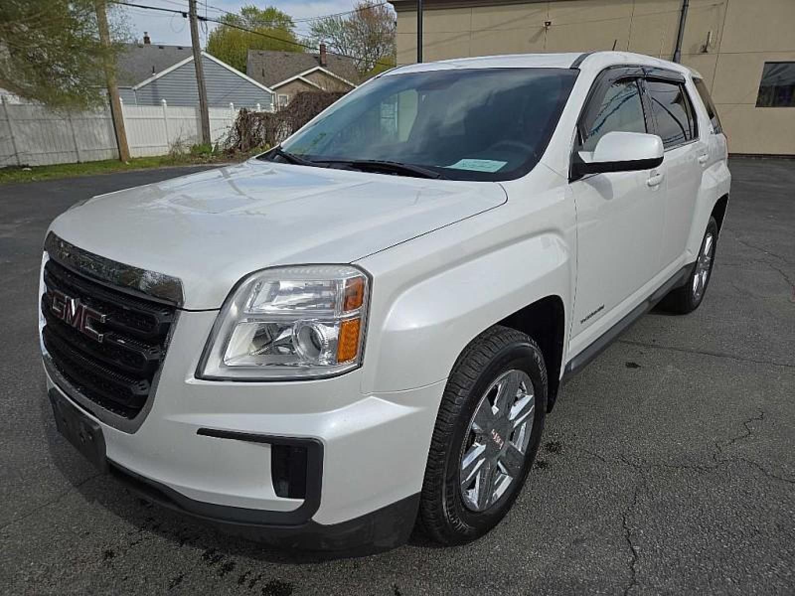 2016 WHITE /BLACK GMC Terrain SLE2 AWD (2GKFLSEK9G6) with an 2.4L L4 DOHC 16V engine, 6A transmission, located at 3304 Woodville Road, Northwood, OH, 43619, (419) 210-8019, 41.612694, -83.480743 - Photo #0