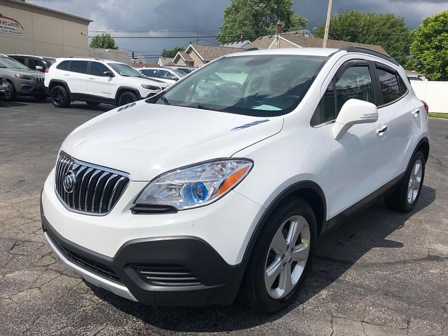 2016 WHITE /GRAY Buick Encore Base FWD (KL4CJASB5GB) with an 1.4L L4 DOHC 16V TURBO engine, 6A transmission, located at 3304 Woodville Road, Northwood, OH, 43619, (419) 210-8019, 41.612694, -83.480743 - Your #1 Destination for Auto Loans and mdash;No Matter Your Credit!At our dealership, we believe everyone deserves the opportunity to drive their dream car and mdash;whether you have good credit, bad credit, or no credit at all. With a wide selection of hundreds of cars, trucks, and SUVs, you'll fin - Photo#0