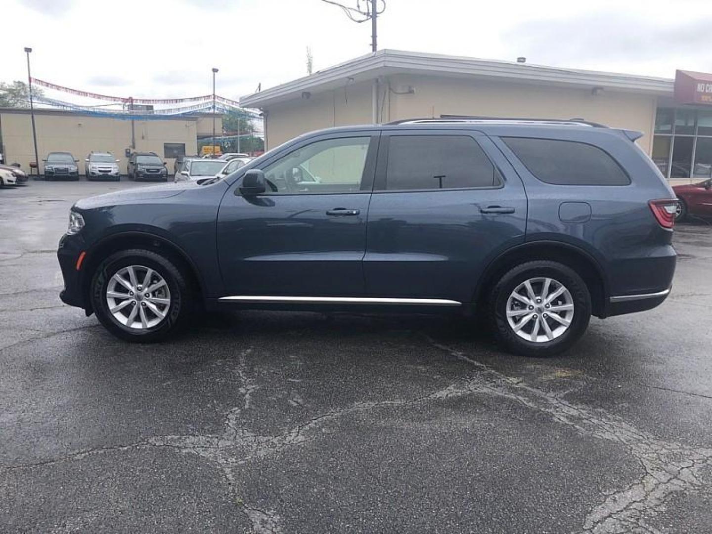 2021 BLUE /BLACK Dodge Durango SXT AWD (1C4RDJAGXMC) with an 3.6L V6 DOHC 24V engine, 8A transmission, located at 3304 Woodville Road, Northwood, OH, 43619, (419) 210-8019, 41.612694, -83.480743 - Your #1 Destination for Auto Loans and mdash;No Matter Your Credit!At our dealership, we believe everyone deserves the opportunity to drive their dream car and mdash;whether you have good credit, bad credit, or no credit at all. With a wide selection of hundreds of cars, trucks, and SUVs, you'll fin - Photo#1
