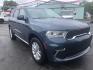 2021 BLUE /BLACK Dodge Durango SXT AWD (1C4RDJAGXMC) with an 3.6L V6 DOHC 24V engine, 8A transmission, located at 3304 Woodville Road, Northwood, OH, 43619, (419) 210-8019, 41.612694, -83.480743 - Your #1 Destination for Auto Loans and mdash;No Matter Your Credit!At our dealership, we believe everyone deserves the opportunity to drive their dream car and mdash;whether you have good credit, bad credit, or no credit at all. With a wide selection of hundreds of cars, trucks, and SUVs, you'll fin - Photo#6