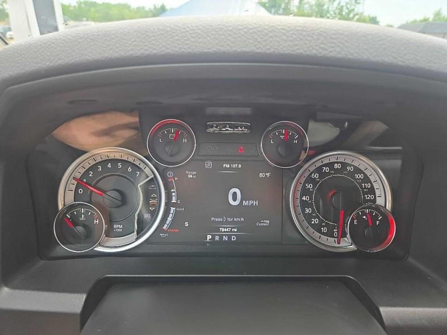 2019 WHITE /BLACK RAM 1500 SLT Crew Cab SWB 4WD (1C6RR7LT8KS) with an 5.7L V8 OHV 16V engine, 8A transmission, located at 3304 Woodville Road, Northwood, OH, 43619, (419) 210-8019, 41.612694, -83.480743 - Photo#13