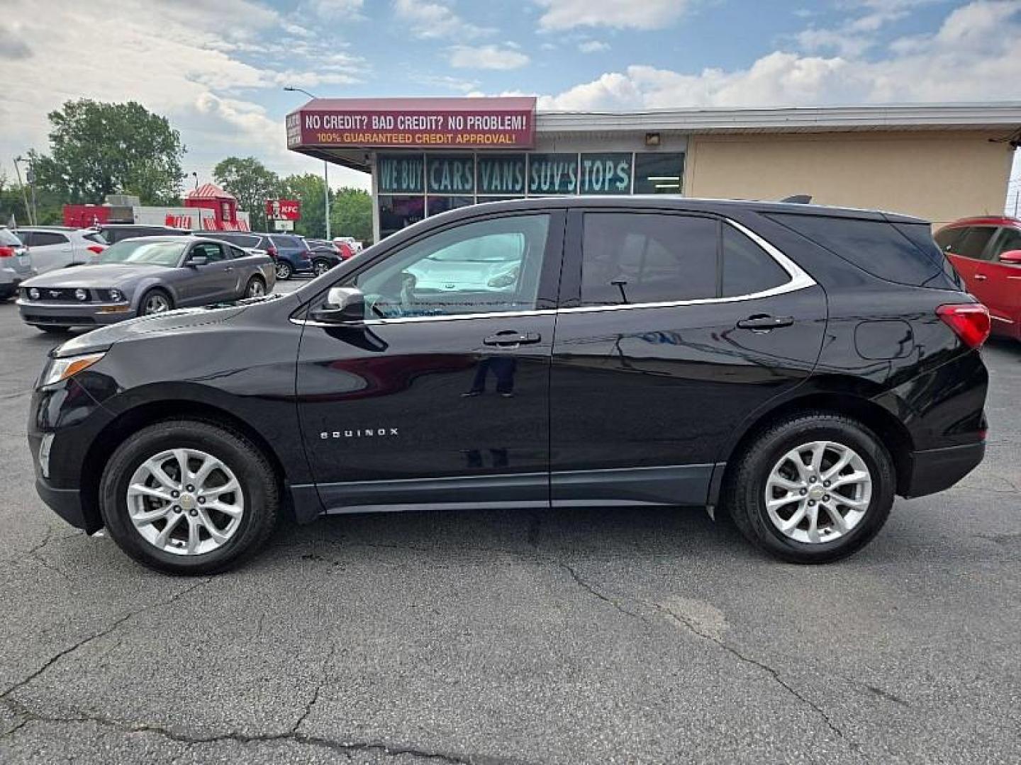 2019 BLACK /BLACK Chevrolet Equinox LT AWD (2GNAXUEV6K6) with an 1.5L L4 DOHC 16V TURBO engine, 6A transmission, located at 3304 Woodville Road, Northwood, OH, 43619, (419) 210-8019, 41.612694, -83.480743 - Your #1 Destination for Auto Loans and mdash;No Matter Your Credit!At our dealership, we believe everyone deserves the opportunity to drive their dream car and mdash;whether you have good credit, bad credit, or no credit at all. With a wide selection of hundreds of cars, trucks, and SUVs, you'll fin - Photo#1