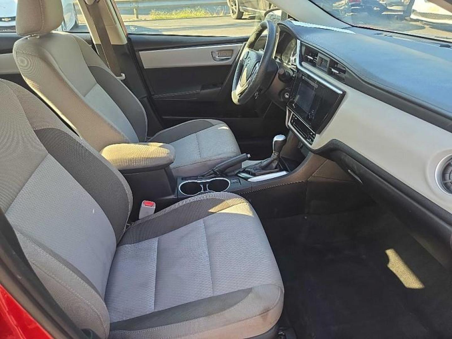 2019 RED /GRAY Toyota Corolla SE CVT (2T1BURHEXKC) with an 1.8L L4 DOHC 16V engine, CVT transmission, located at 3304 Woodville Road, Northwood, OH, 43619, (419) 210-8019, 41.612694, -83.480743 - Photo#15