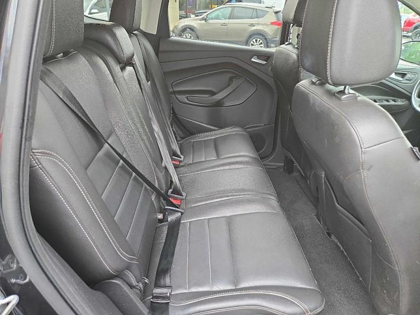 2014 BLACK /BLACK Ford Escape Titanium FWD (1FMCU0J9XEU) with an 2.0L L4 DOHC 16V engine, 6-Speed Automatic transmission, located at 3304 Woodville Road, Northwood, OH, 43619, (419) 210-8019, 41.612694, -83.480743 - Photo#14