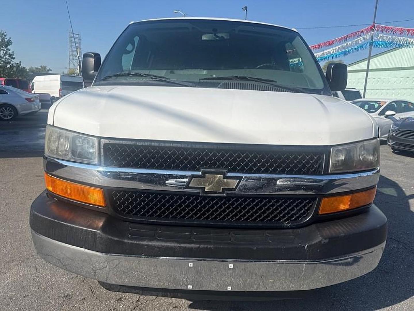 2013 WHITE /BLACK Chevrolet Express LT 3500 (1GAZGYFG7D1) with an 6.0L V8 OHV 16V FFV engine, 6-Speed Automatic transmission, located at 3304 Woodville Road, Northwood, OH, 43619, (419) 210-8019, 41.612694, -83.480743 - Photo#7