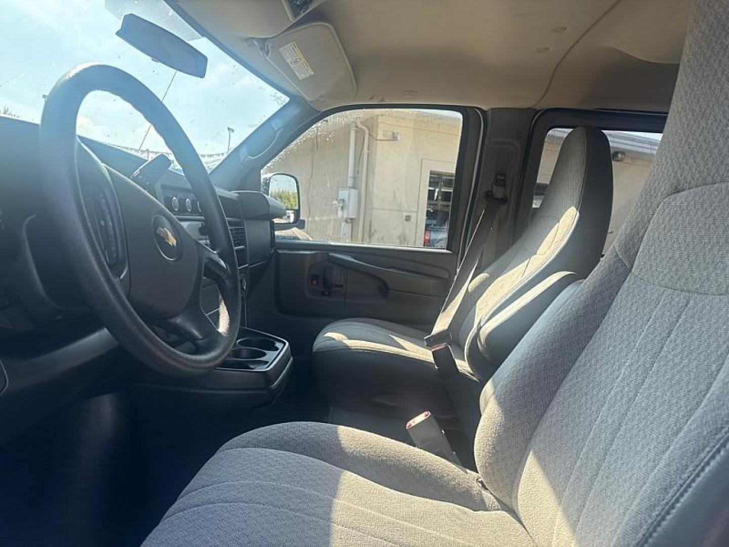 2013 WHITE /BLACK Chevrolet Express LT 3500 (1GAZGYFG7D1) with an 6.0L V8 OHV 16V FFV engine, 6-Speed Automatic transmission, located at 3304 Woodville Road, Northwood, OH, 43619, (419) 210-8019, 41.612694, -83.480743 - Photo#9
