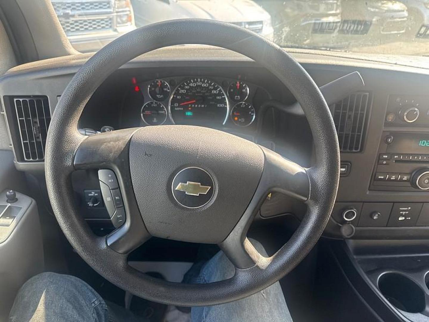 2013 WHITE /BLACK Chevrolet Express LT 3500 (1GAZGYFG7D1) with an 6.0L V8 OHV 16V FFV engine, 6-Speed Automatic transmission, located at 3304 Woodville Road, Northwood, OH, 43619, (419) 210-8019, 41.612694, -83.480743 - Photo#19