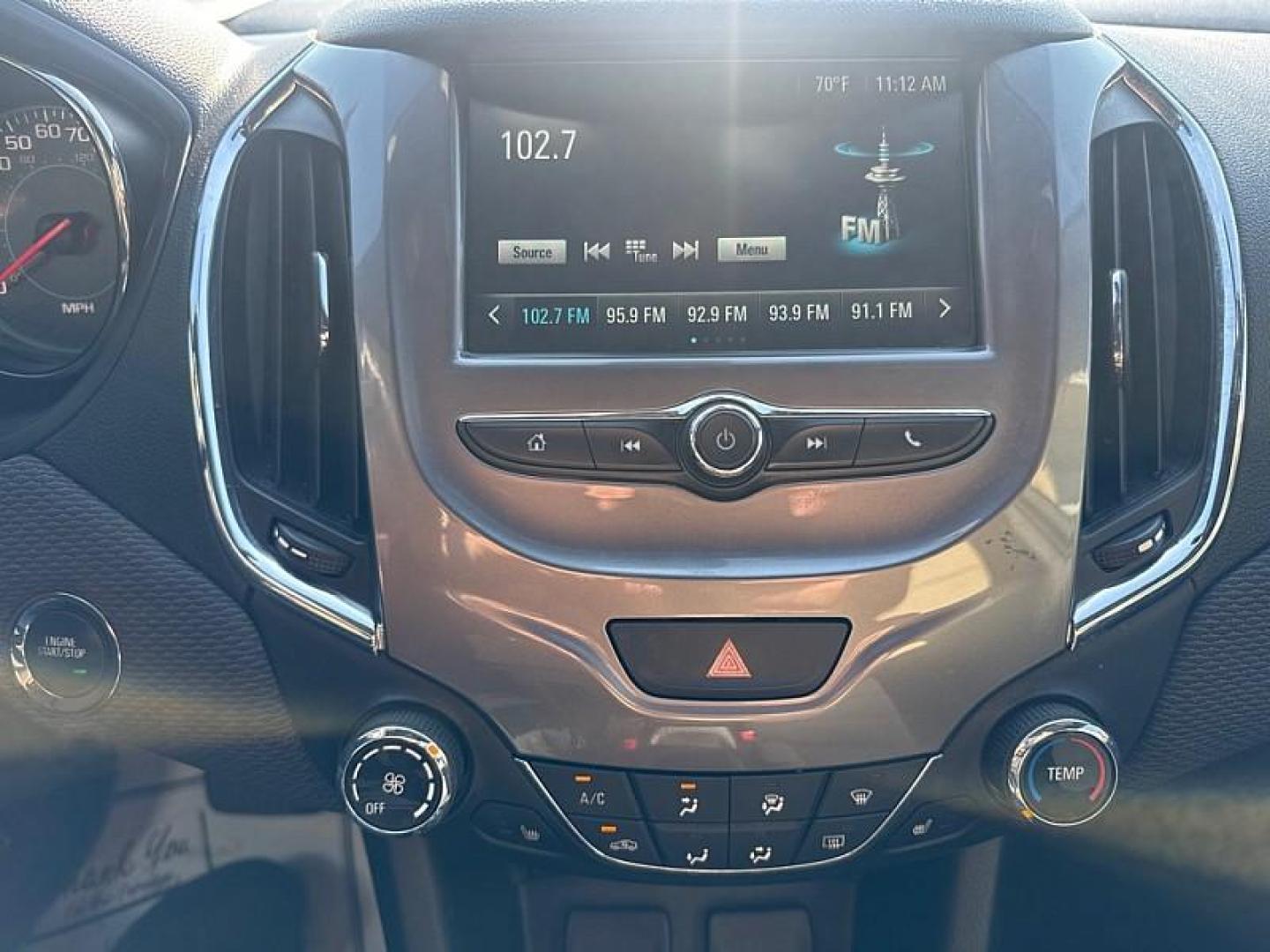 2018 WHITE /BLACK Chevrolet Cruze LT Auto (1G1BE5SM8J7) with an 1.4L L4 DOHC 16V TURBO engine, 6A transmission, located at 3304 Woodville Road, Northwood, OH, 43619, (419) 210-8019, 41.612694, -83.480743 - Photo#21