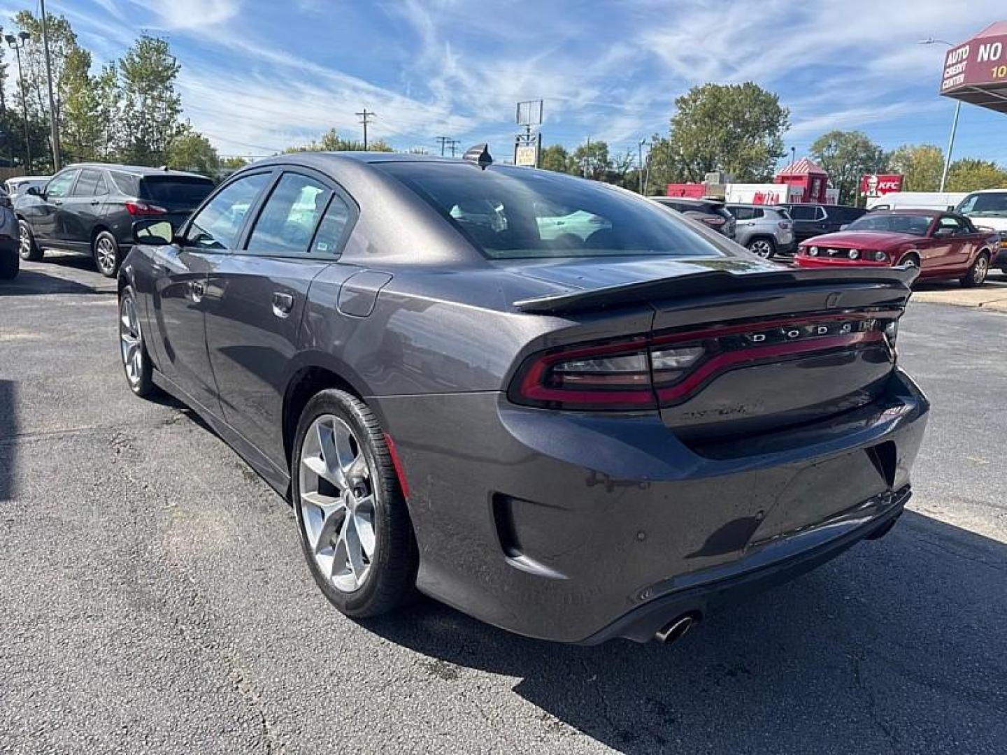 2022 GRAY /BLACK Dodge Charger GT (2C3CDXHGXNH) with an 3.6L V6 DOHC 24V engine, 8A transmission, located at 3304 Woodville Road, Northwood, OH, 43619, (419) 210-8019, 41.612694, -83.480743 - Your #1 Destination for Auto Loans and mdash;No Matter Your Credit!At our dealership, we believe everyone deserves the opportunity to drive their dream car and mdash;whether you have good credit, bad credit, or no credit at all. With a wide selection of hundreds of cars, trucks, and SUVs, you'll fin - Photo#2