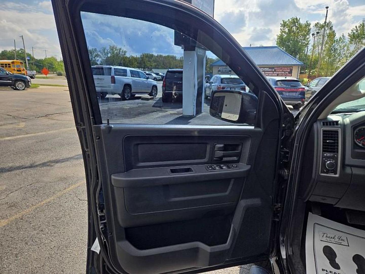 2017 BLACK /GRAY RAM 1500 Tradesman Quad Cab 4WD (1C6RR7FT0HS) with an 5.7L V8 OHV 16V engine, 8A transmission, located at 3304 Woodville Road, Northwood, OH, 43619, (419) 210-8019, 41.612694, -83.480743 - Photo#8