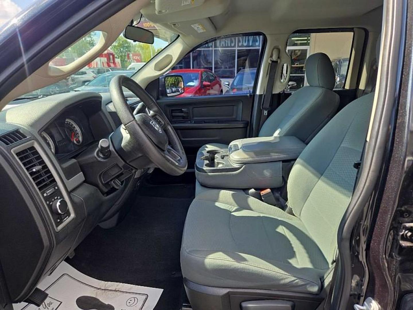 2017 BLACK /GRAY RAM 1500 Tradesman Quad Cab 4WD (1C6RR7FT0HS) with an 5.7L V8 OHV 16V engine, 8A transmission, located at 3304 Woodville Road, Northwood, OH, 43619, (419) 210-8019, 41.612694, -83.480743 - Photo#9