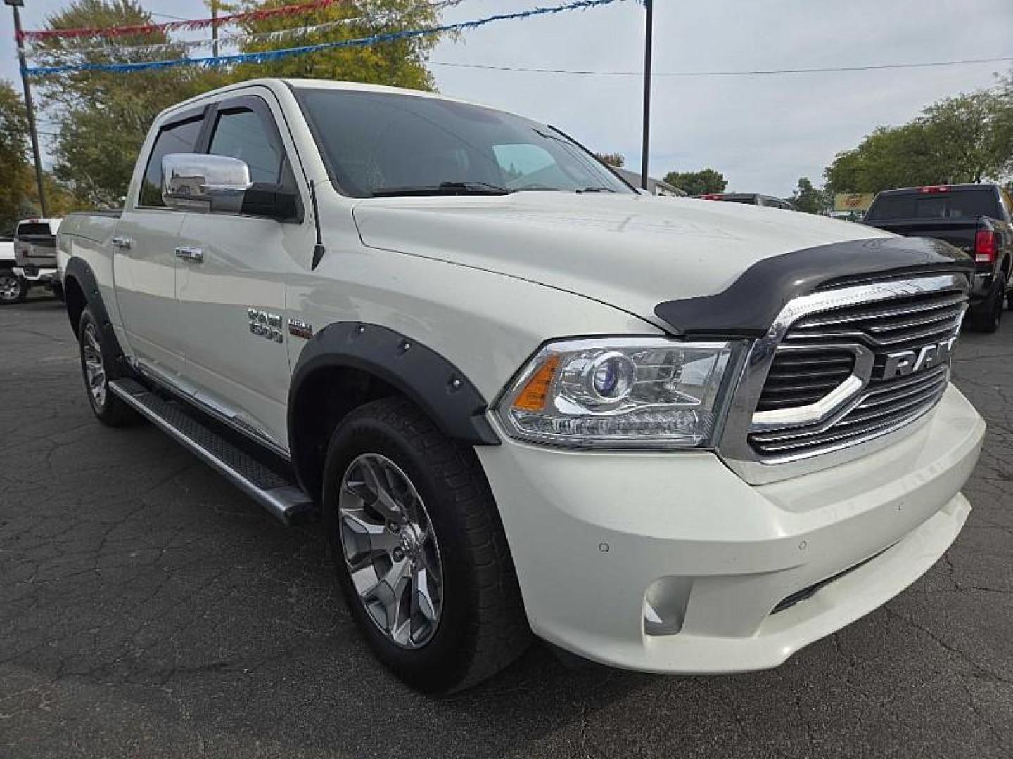 2017 WHITE /BLACK RAM 1500 Longhorn Crew Cab SWB 4WD (1C6RR7PT9HS) with an 5.7L V8 OHV 16V engine, 8A transmission, located at 3304 Woodville Road, Northwood, OH, 43619, (419) 210-8019, 41.612694, -83.480743 - Photo#36