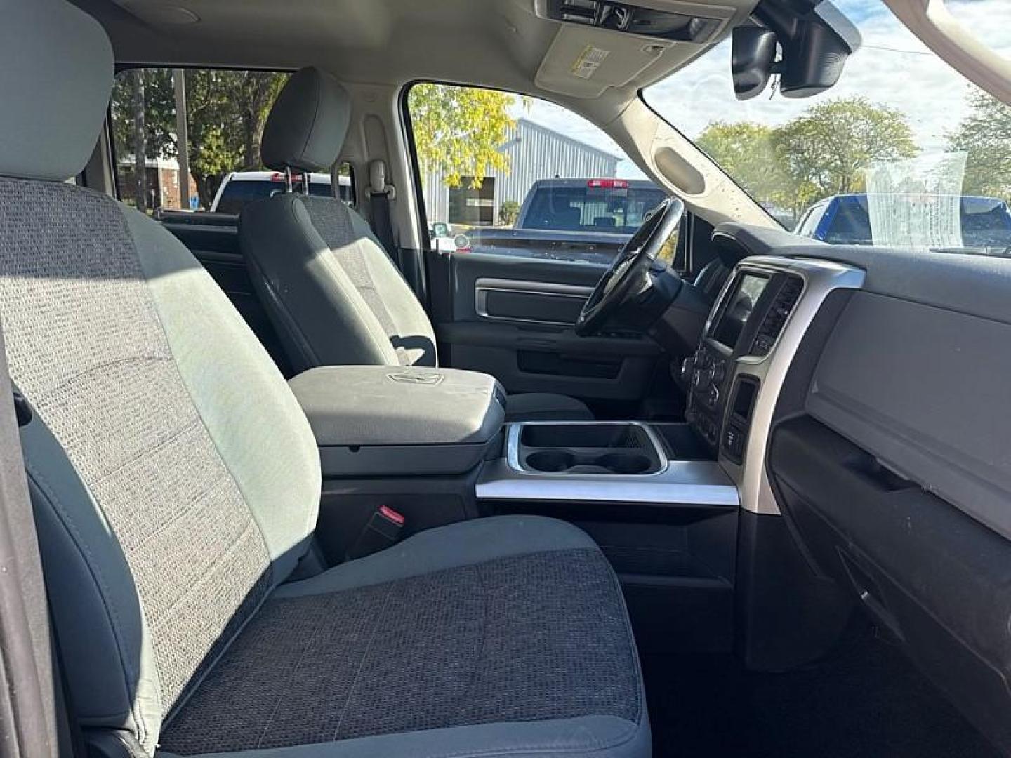 2018 BLACK /BLACK RAM 1500 SLT Crew Cab SWB 4WD (1C6RR7LT1JS) with an 5.7L V8 OHV 16V engine, 8A transmission, located at 3304 Woodville Road, Northwood, OH, 43619, (419) 210-8019, 41.612694, -83.480743 - Photo#16