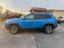 2020 BLUE /BLACK Jeep Cherokee Trailhawk Elite 4WD (1C4PJMBX5LD) with an 3.2L V6 DOHC 24V engine, 9A transmission, located at 3304 Woodville Road, Northwood, OH, 43619, (419) 210-8019, 41.612694, -83.480743 - Photo#1