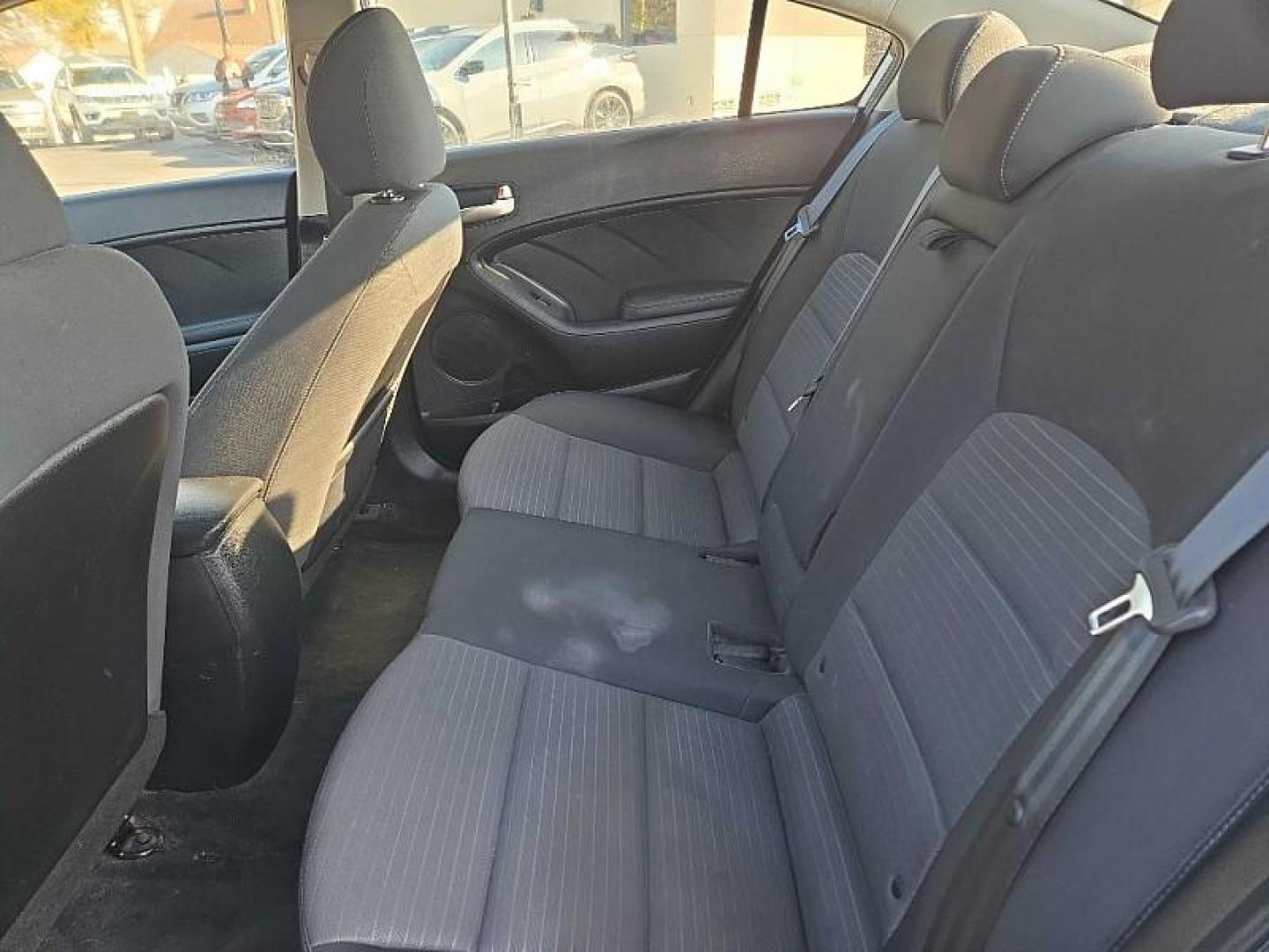 2017 BLUE /BLACK Kia Forte LX 6A (3KPFL4A79HE) with an 2.0L L4 DOHC 16V engine, 6A transmission, located at 3304 Woodville Road, Northwood, OH, 43619, (419) 210-8019, 41.612694, -83.480743 - Photo#11