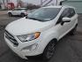 2019 WHITE /BLACK Ford EcoSport Titanium AWD (MAJ6S3KL7KC) with an 2.0L L4 DOHC 16V engine, 6A transmission, located at 3304 Woodville Road, Northwood, OH, 43619, (419) 210-8019, 41.612694, -83.480743 - Your #1 Destination for Auto Loans and mdash;No Matter Your Credit!At our dealership, we believe everyone deserves the opportunity to drive their dream car and mdash;whether you have good credit, bad credit, or no credit at all. With a wide selection of hundreds of cars, trucks, and SUVs, you'll fin - Photo#0
