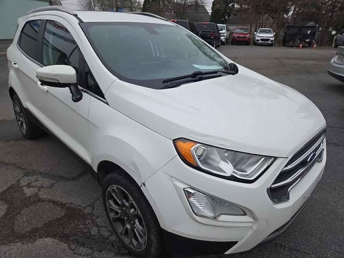 2019 WHITE /BLACK Ford EcoSport Titanium AWD (MAJ6S3KL7KC) with an 2.0L L4 DOHC 16V engine, 6A transmission, located at 3304 Woodville Road, Northwood, OH, 43619, (419) 210-8019, 41.612694, -83.480743 - Your #1 Destination for Auto Loans and mdash;No Matter Your Credit!At our dealership, we believe everyone deserves the opportunity to drive their dream car and mdash;whether you have good credit, bad credit, or no credit at all. With a wide selection of hundreds of cars, trucks, and SUVs, you'll fin - Photo#6