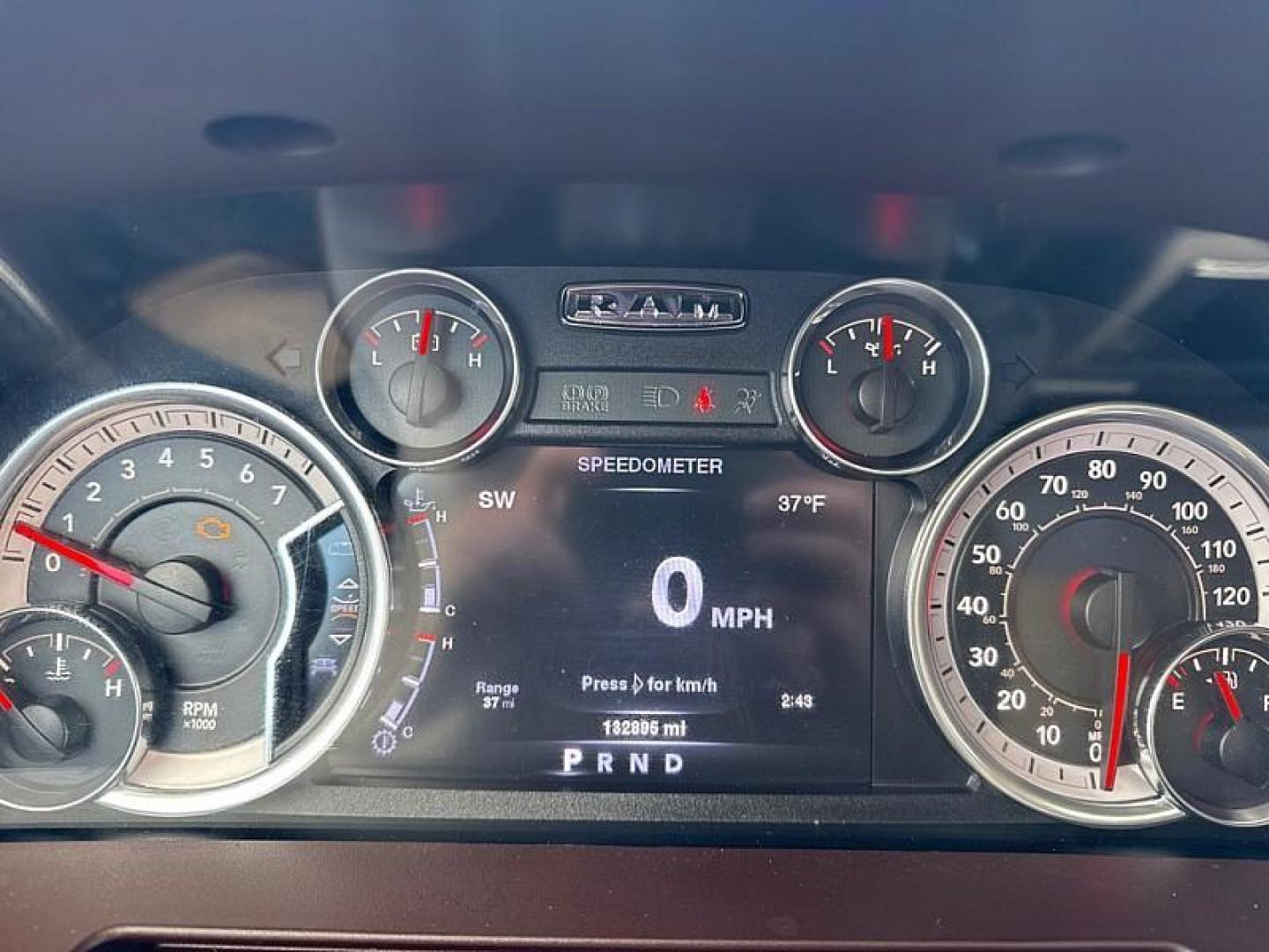 2014 WHITE /TAN/BROWN RAM 1500 Laramie Crew Cab SWB 4WD (1C6RR7NT7ES) with an 5.7L V8 OHV 16V engine, 6-Speed Automatic transmission, located at 3304 Woodville Road, Northwood, OH, 43619, (419) 210-8019, 41.612694, -83.480743 - Photo#17