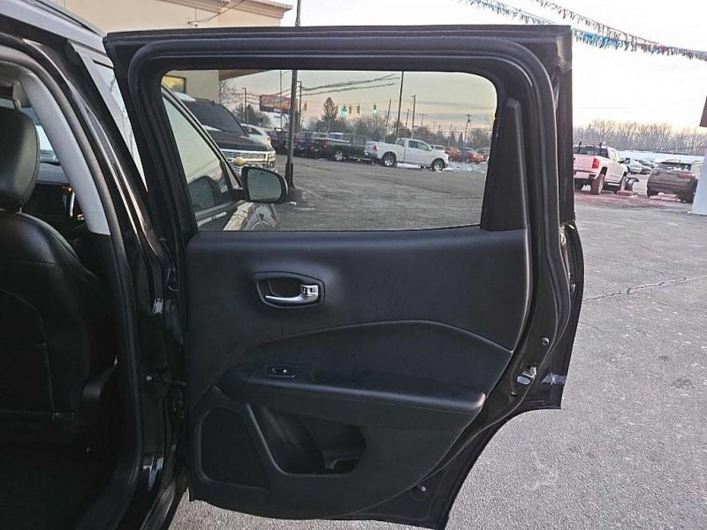 2021 BLACK Jeep Compass Latitude FWD (3C4NJCBBXMT) with an 2.4L L4 DOHC 16V engine, Automatic 6-Spd transmission, located at 3304 Woodville Road, Northwood, OH, 43619, (419) 210-8019, 41.612694, -83.480743 - Photo#13