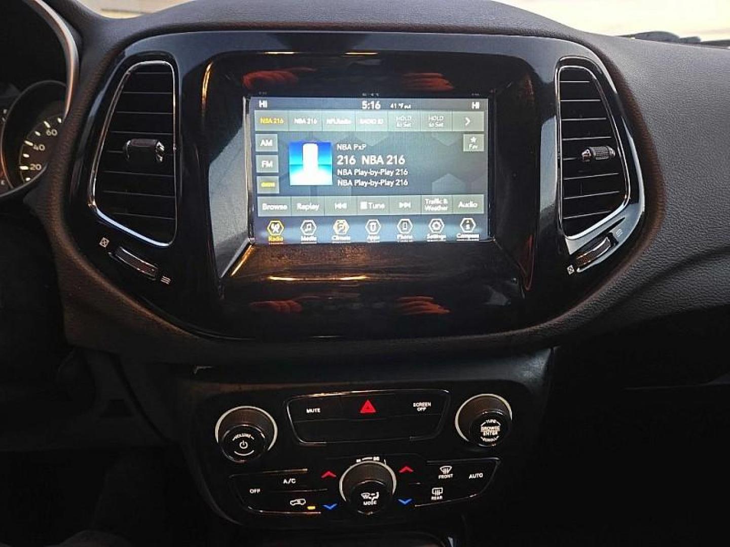 2021 BLACK Jeep Compass Latitude FWD (3C4NJCBBXMT) with an 2.4L L4 DOHC 16V engine, Automatic 6-Spd transmission, located at 3304 Woodville Road, Northwood, OH, 43619, (419) 210-8019, 41.612694, -83.480743 - Photo#20