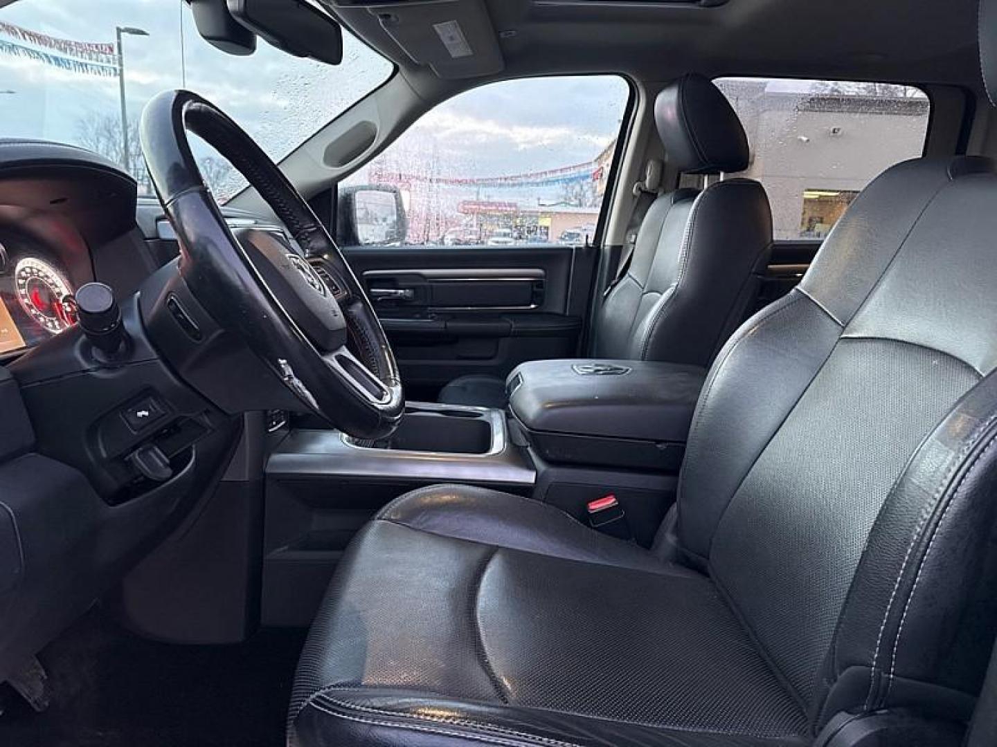 2017 BLACK /BLACK RAM 1500 Sport Crew Cab SWB 4WD (1C6RR7MT9HS) with an 5.7L V8 OHV 16V engine, 8A transmission, located at 3304 Woodville Road, Northwood, OH, 43619, (419) 210-8019, 41.612694, -83.480743 - Photo#8