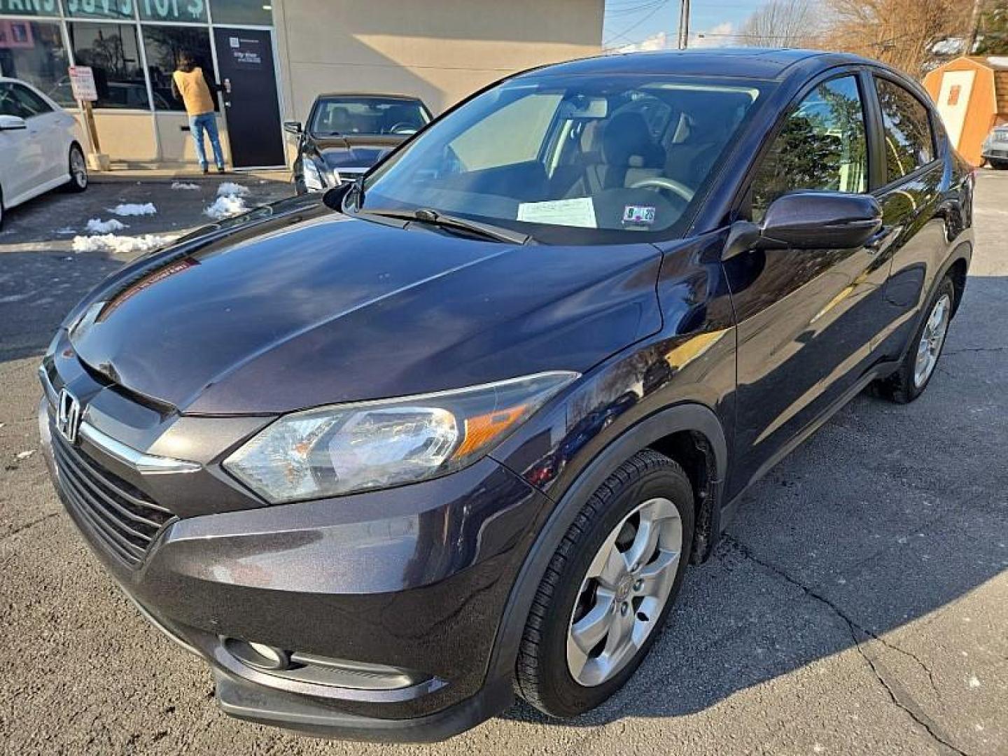 2016 BLACK /BLACK Honda HR-V EX 4WD CVT (3CZRU6H59GM) with an 1.8L L4 DOHC 16V engine, 5-Speed Automatic transmission, located at 3304 Woodville Road, Northwood, OH, 43619, (419) 210-8019, 41.612694, -83.480743 - Your #1 Destination for Auto Loans and mdash;No Matter Your Credit!At our dealership, we believe everyone deserves the opportunity to drive their dream car and mdash;whether you have good credit, bad credit, or no credit at all. With a wide selection of hundreds of cars, trucks, and SUVs, you'll fin - Photo#0
