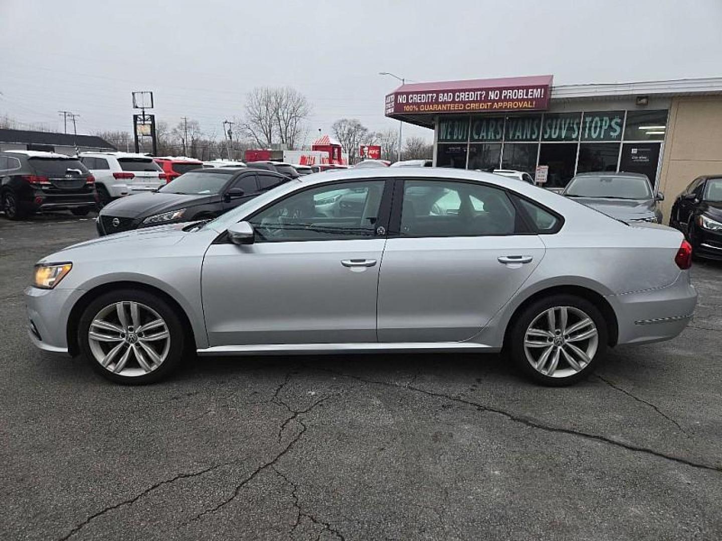 2019 SILVER /BLACK Volkswagen Passat Wolfsburg Edition (1VWLA7A34KC) with an 2.0L L4 DOHC 16V engine, 6A transmission, located at 3304 Woodville Road, Northwood, OH, 43619, (419) 210-8019, 41.612694, -83.480743 - Your #1 Destination for Auto Loans and mdash;No Matter Your Credit!At our dealership, we believe everyone deserves the opportunity to drive their dream car and mdash;whether you have good credit, bad credit, or no credit at all. With a wide selection of hundreds of cars, trucks, and SUVs, you'll fin - Photo#1