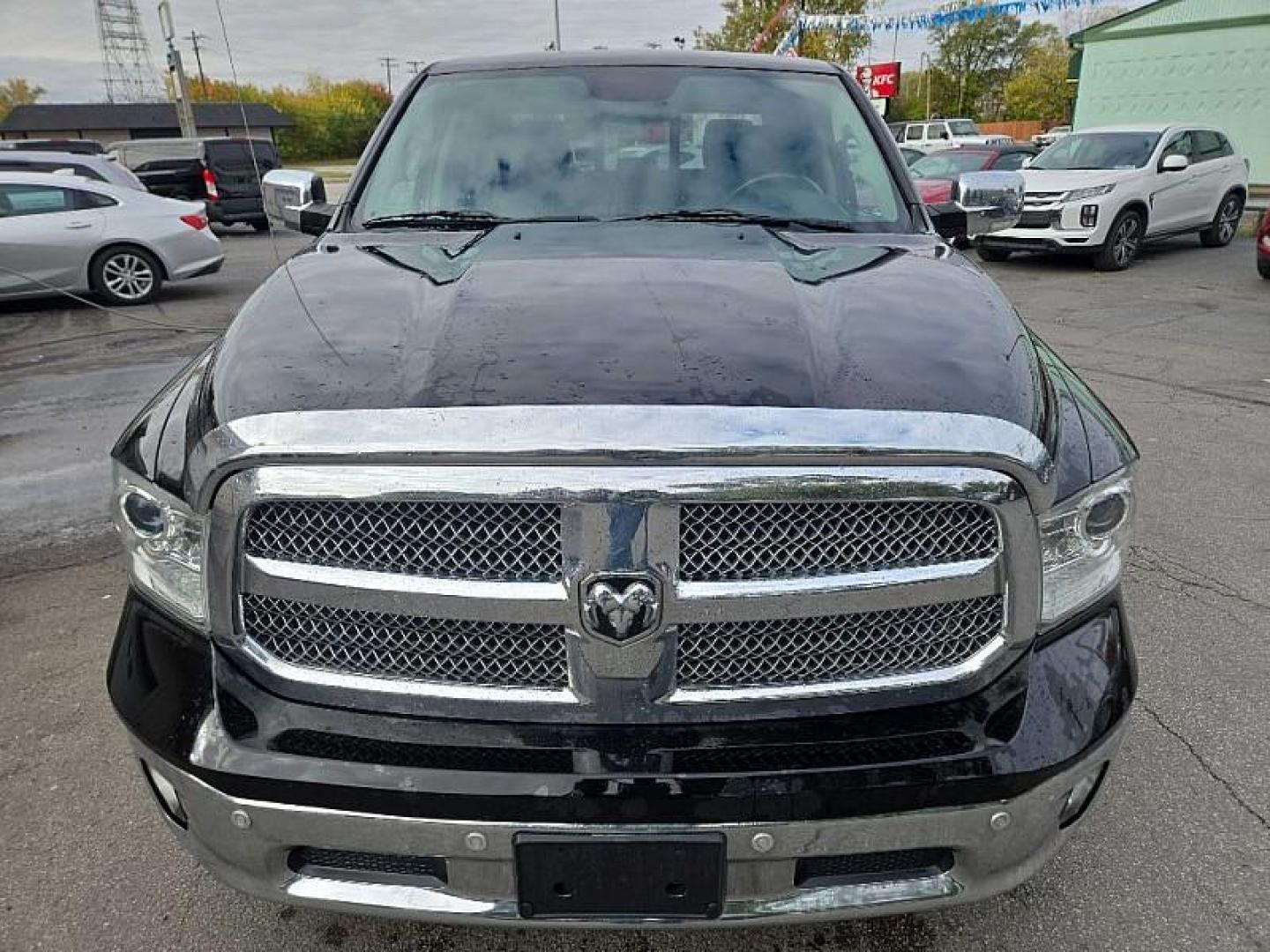 2015 BLACK /BLACK RAM 1500 Longhorn Crew Cab SWB 4WD (1C6RR7PTXFS) with an 5.7L V8 OHV 16V engine, 6-Speed Automatic transmission, located at 3304 Woodville Road, Northwood, OH, 43619, (419) 210-8019, 41.612694, -83.480743 - Photo#7