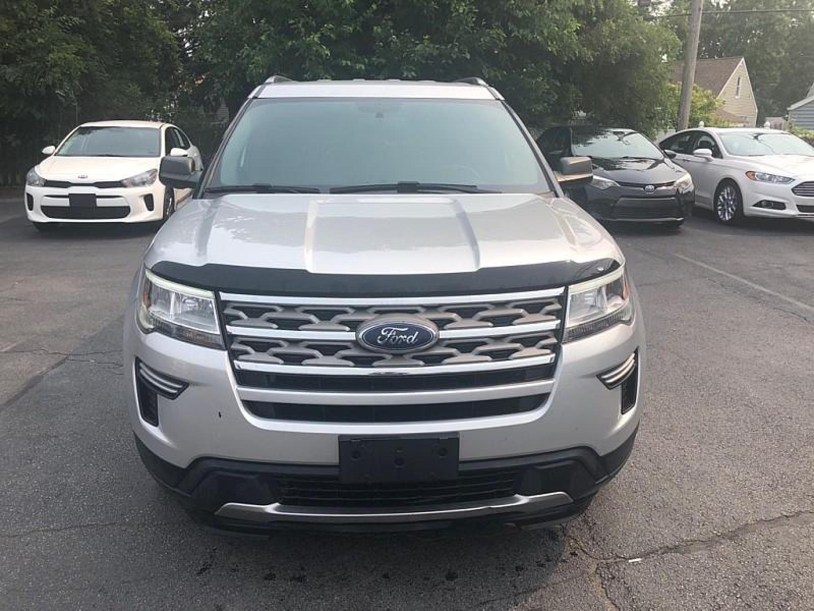 2018 SILVER /BLACK Ford Explorer (1FM5K7D89JG) with an V6 3.5 Liter engine, Auto 6-Spd SelectShift transmission, located at 3304 Woodville Road, Northwood, OH, 43619, (419) 210-8019, 41.612694, -83.480743 - We are #1 Auto Loan for Good Bad or No Credit we have hundreds of vehicles to choose from stop on in or just fill out our online application to get approved for auto financing and see your credit score for free by visiting our website today. We have Low Payment Options and Terms Available to Suit - Photo #1