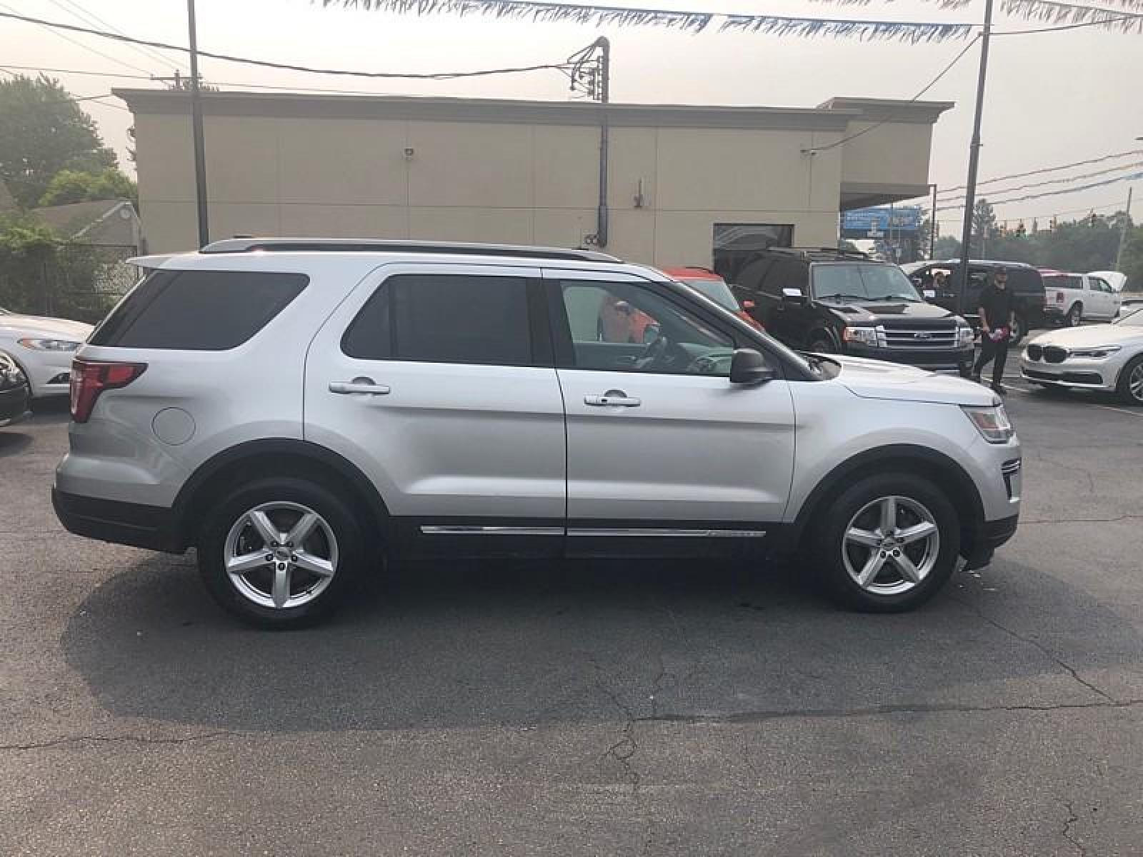 2018 SILVER /BLACK Ford Explorer (1FM5K7D89JG) with an V6 3.5 Liter engine, Auto 6-Spd SelectShift transmission, located at 3304 Woodville Road, Northwood, OH, 43619, (419) 210-8019, 41.612694, -83.480743 - We are #1 Auto Loan for Good Bad or No Credit we have hundreds of vehicles to choose from stop on in or just fill out our online application to get approved for auto financing and see your credit score for free by visiting our website today. We have Low Payment Options and Terms Available to Suit - Photo #3