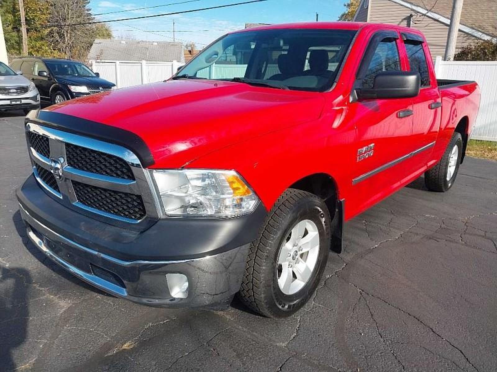 2016 RED /GRAY Ram 1500 4WD (1C6RR7FG3GS) with an V6 Flex Fuel 3.6 Liter engine, Automatic 8-Spd transmission, located at 3304 Woodville Road, Northwood, OH, 43619, (419) 210-8019, 41.612694, -83.480743 - We are #1 Auto Loan for Good Bad or No Credit we have hundreds of vehicles to choose from stop on in or just fill out our online application to get approved for auto financing and see your credit score for free by visiting our website today. We have Low Payment Options and Terms Available to Suit - Photo #0