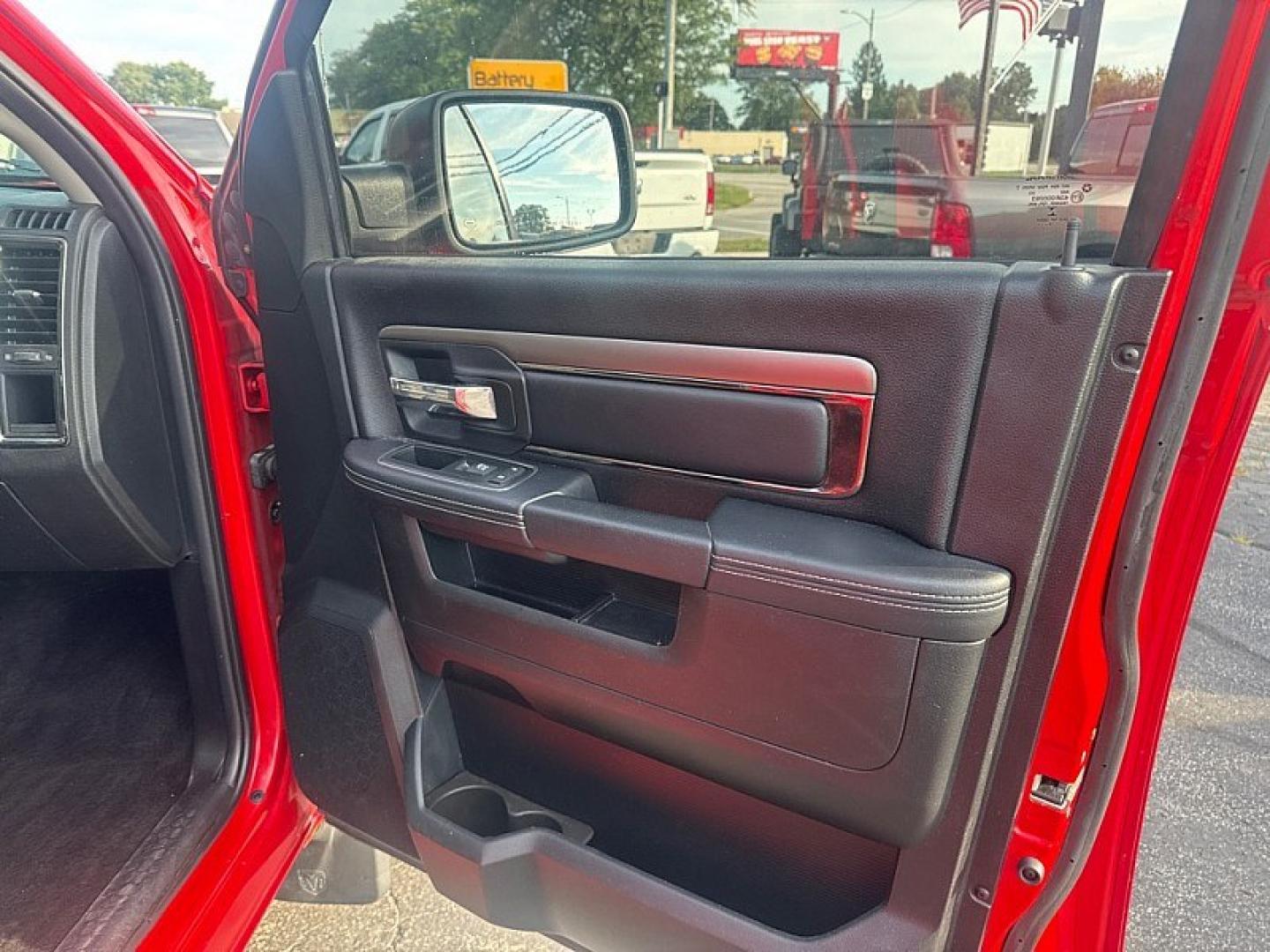 2015 RED /BLACK RAM 1500 Sport Crew Cab SWB 4WD (1C6RR7MT9FS) with an 5.7L V8 OHV 16V engine, 6-Speed Automatic transmission, located at 3304 Woodville Road, Northwood, OH, 43619, (419) 210-8019, 41.612694, -83.480743 - Your #1 Destination for Auto Loans and mdash;No Matter Your Credit!At our dealership, we believe everyone deserves the opportunity to drive their dream car and mdash;whether you have good credit, bad credit, or no credit at all. With a wide selection of hundreds of cars, trucks, and SUVs, you'll fin- Photo#14
