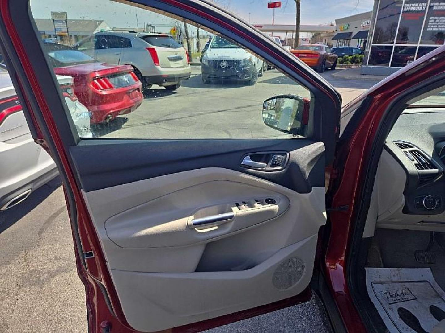 2014 ORANGE /TAN Ford Escape Titanium 4WD (1FMCU9J98EU) with an 2.0L L4 DOHC 16V engine, 6-Speed Automatic transmission, located at 3304 Woodville Road, Northwood, OH, 43619, (419) 210-8019, 41.612694, -83.480743 - Your #1 Destination for Auto Loans and mdash;No Matter Your Credit!At our dealership, we believe everyone deserves the opportunity to drive their dream car and mdash;whether you have good credit, bad credit, or no credit at all. With a wide selection of hundreds of cars, trucks, and SUVs, you'll fin - Photo#8