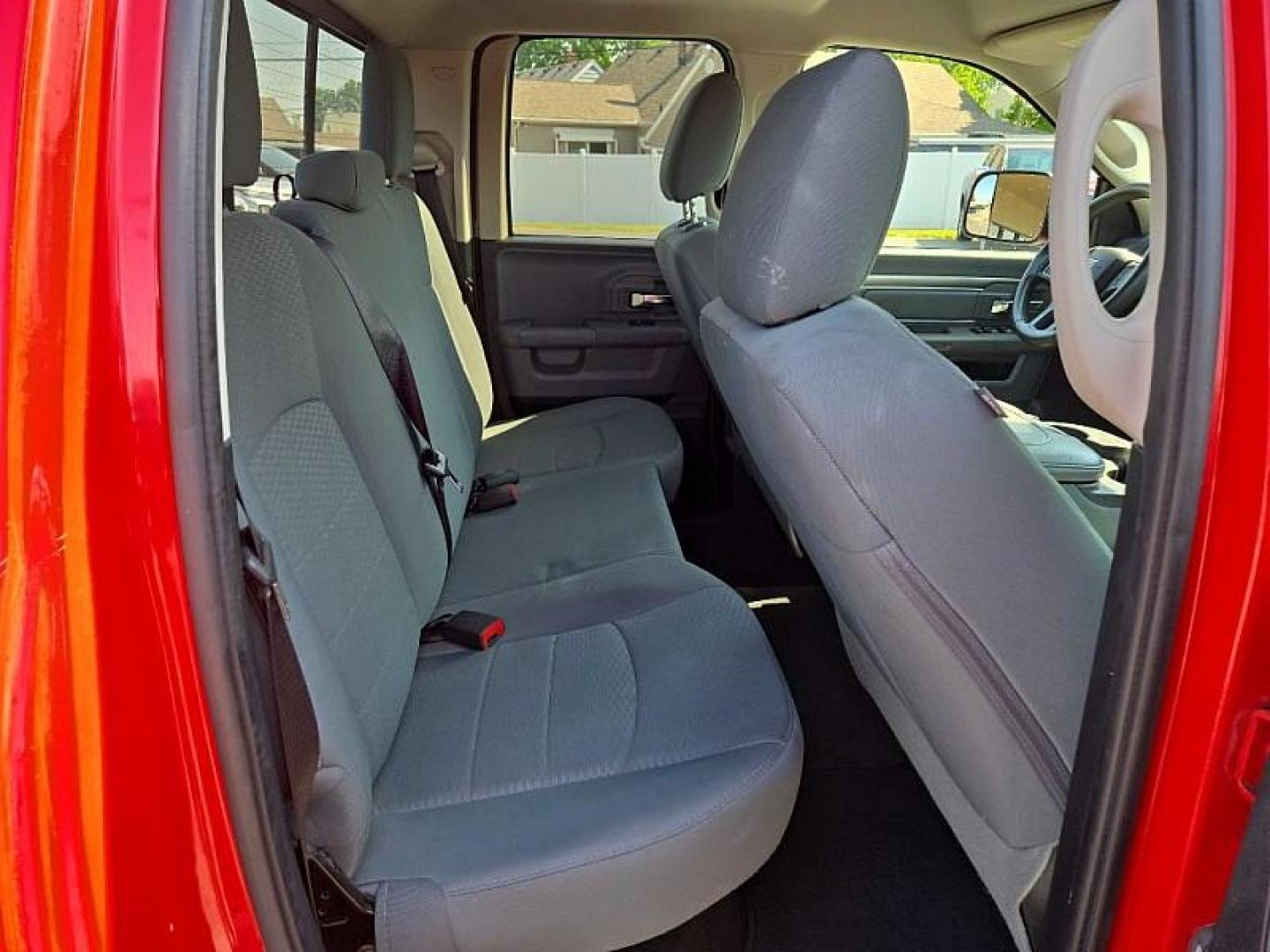 2016 RED /BLACK RAM 1500 SLT Quad Cab 4WD (1C6RR7GT4GS) with an 5.7L V8 OHV 16V engine, 6A transmission, located at 3304 Woodville Road, Northwood, OH, 43619, (419) 210-8019, 41.612694, -83.480743 - Photo#14