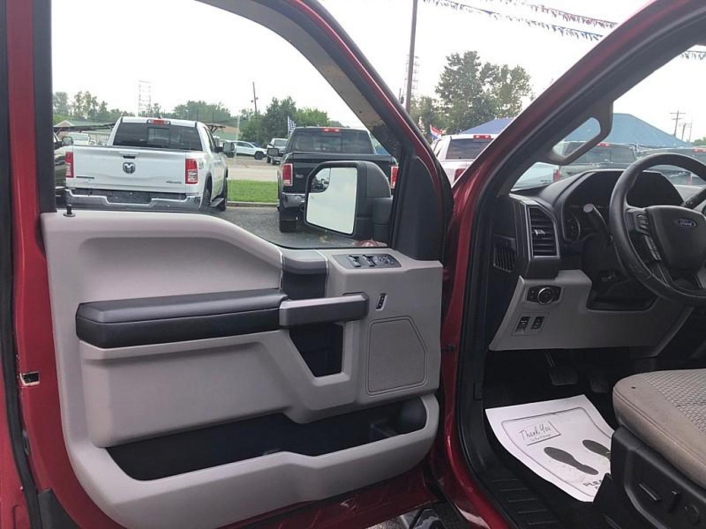 2019 RED /BEIGE Ford F-150 XL SuperCab 8-ft. Bed 4WD (1FTFX1E48KK) with an 3.5L V6 DOHC 24V engine, 6A transmission, located at 3304 Woodville Road, Northwood, OH, 43619, (419) 210-8019, 41.612694, -83.480743 - Your #1 Destination for Auto Loans and mdash;No Matter Your Credit!At our dealership, we believe everyone deserves the opportunity to drive their dream car and mdash;whether you have good credit, bad credit, or no credit at all. With a wide selection of hundreds of cars, trucks, and SUVs, you'll fin - Photo#8