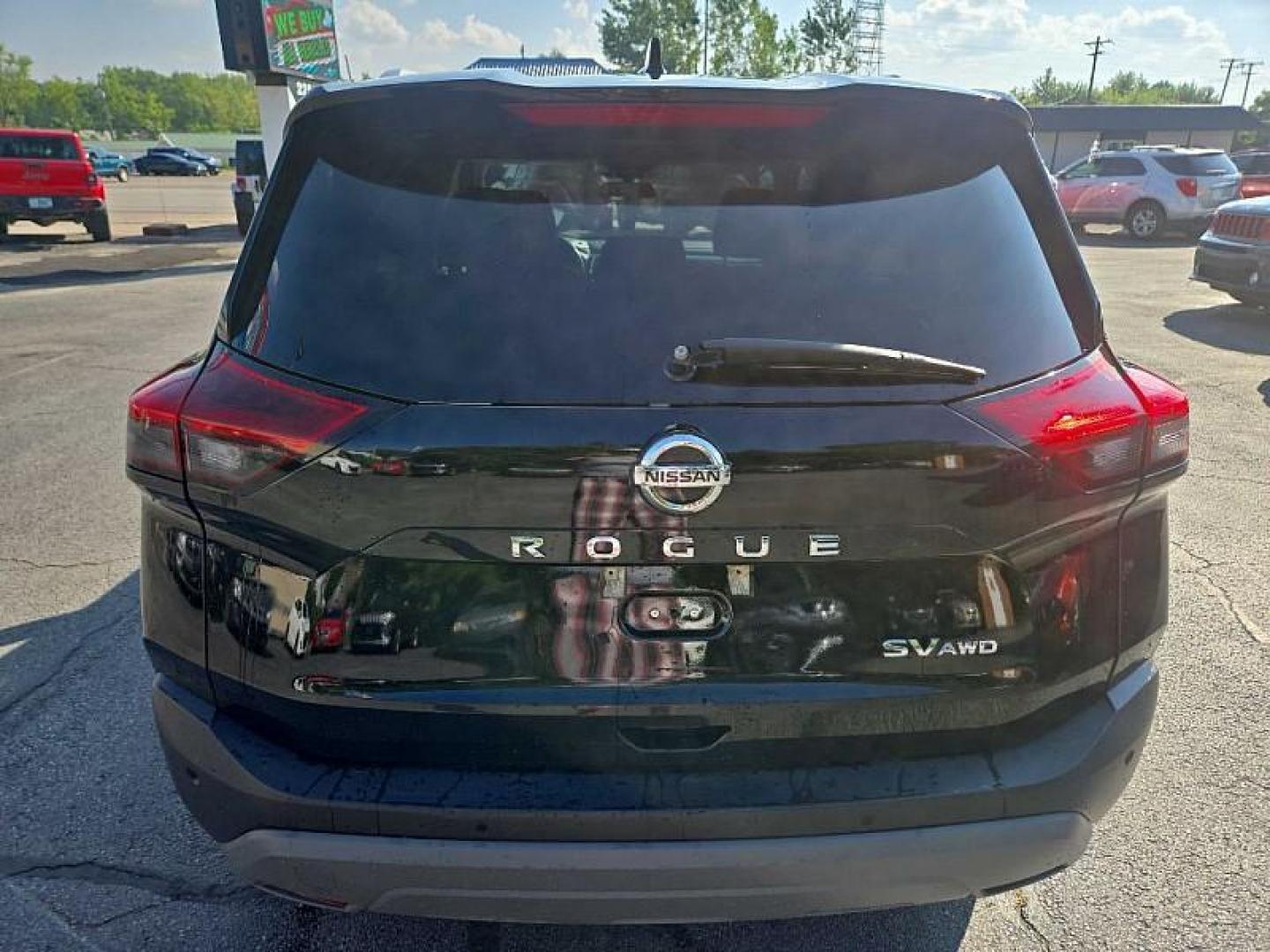 2021 BLACK /BLACK Nissan Rogue SV AWD (5N1AT3BB8MC) with an 2.5L L4 DOHC 16V engine, CVT transmission, located at 3304 Woodville Road, Northwood, OH, 43619, (419) 210-8019, 41.612694, -83.480743 - Your #1 Destination for Auto Loans and mdash;No Matter Your Credit!At our dealership, we believe everyone deserves the opportunity to drive their dream car and mdash;whether you have good credit, bad credit, or no credit at all. With a wide selection of hundreds of cars, trucks, and SUVs, you'll fin - Photo#3