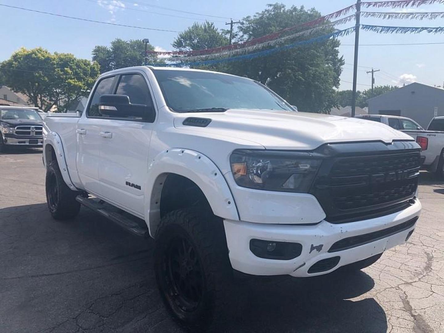 2022 WHITE RAM 1500 Big Horn Quad Cab 4WD (1C6SRFBT5NN) with an 3.6L V6 FFV engine, 8A transmission, located at 3304 Woodville Road, Northwood, OH, 43619, (419) 210-8019, 41.612694, -83.480743 - Your #1 Destination for Auto Loans and mdash;No Matter Your Credit!At our dealership, we believe everyone deserves the opportunity to drive their dream car and mdash;whether you have good credit, bad credit, or no credit at all. With a wide selection of hundreds of cars, trucks, and SUVs, you'll fin - Photo#6