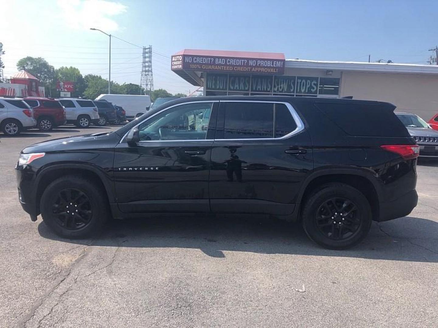 2021 BLACK /BLACK Chevrolet Traverse LS FL AWD (1GNEVLKW3MJ) with an 3.6L V6 DOHC 24V engine, 9A transmission, located at 3304 Woodville Road, Northwood, OH, 43619, (419) 210-8019, 41.612694, -83.480743 - Your #1 Destination for Auto Loans and mdash;No Matter Your Credit!At our dealership, we believe everyone deserves the opportunity to drive their dream car and mdash;whether you have good credit, bad credit, or no credit at all. With a wide selection of hundreds of cars, trucks, and SUVs, you'll fin - Photo#1