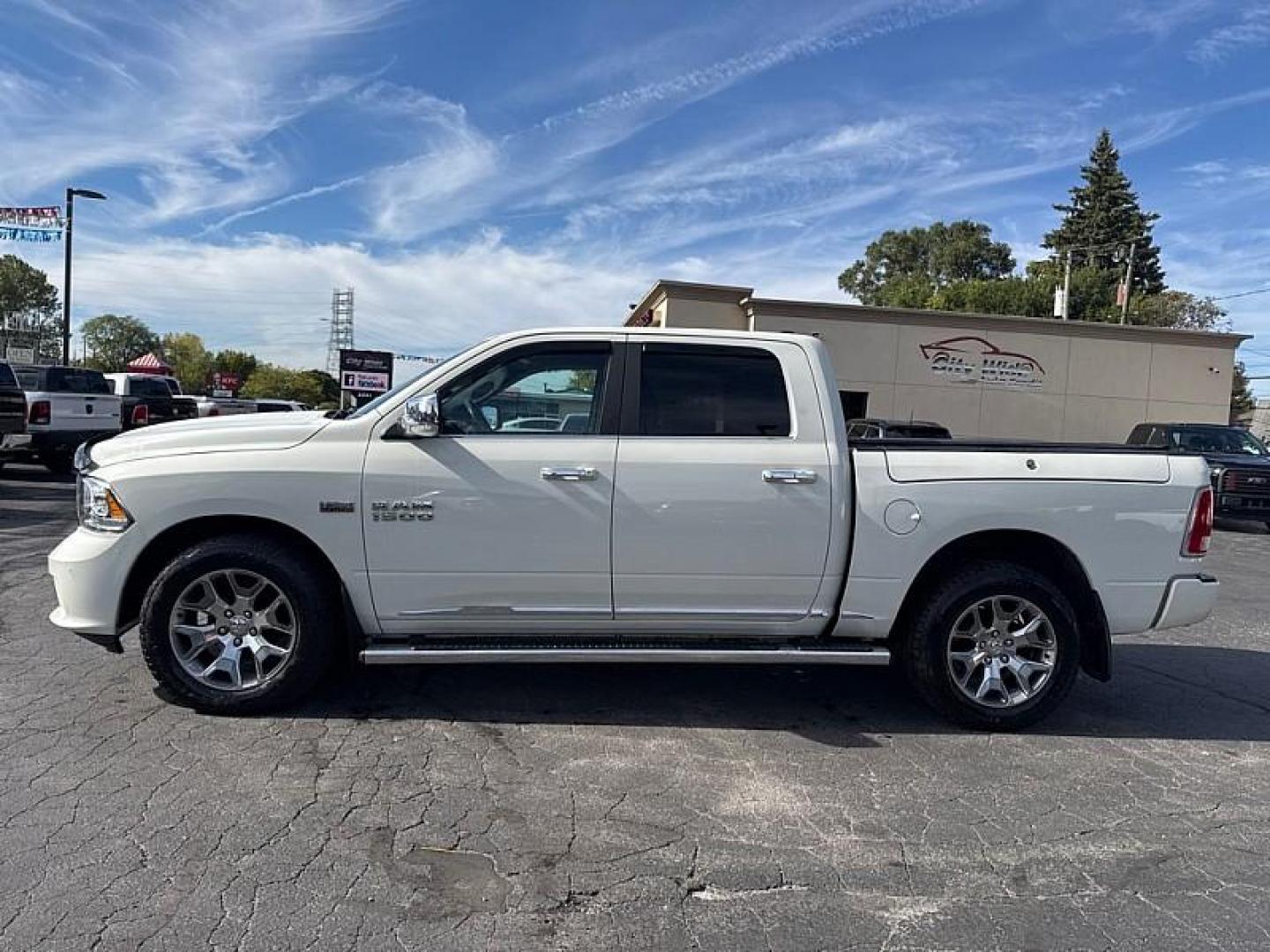 2017 WHITE /BLACK RAM 1500 Longhorn Crew Cab SWB 4WD (1C6RR7PT9HS) with an 5.7L V8 OHV 16V engine, 8A transmission, located at 3304 Woodville Road, Northwood, OH, 43619, (419) 210-8019, 41.612694, -83.480743 - Your #1 Destination for Auto Loans and mdash;No Matter Your Credit!At our dealership, we believe everyone deserves the opportunity to drive their dream car and mdash;whether you have good credit, bad credit, or no credit at all. With a wide selection of hundreds of cars, trucks, and SUVs, you'll fin - Photo#1