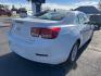 2013 WHITE /GRAY Chevrolet Malibu LS (1G11B5SA1DF) with an 2.5L L4 DOHC 16V engine, 6-Speed Automatic transmission, located at 3304 Woodville Road, Northwood, OH, 43619, (419) 210-8019, 41.612694, -83.480743 - Photo#4