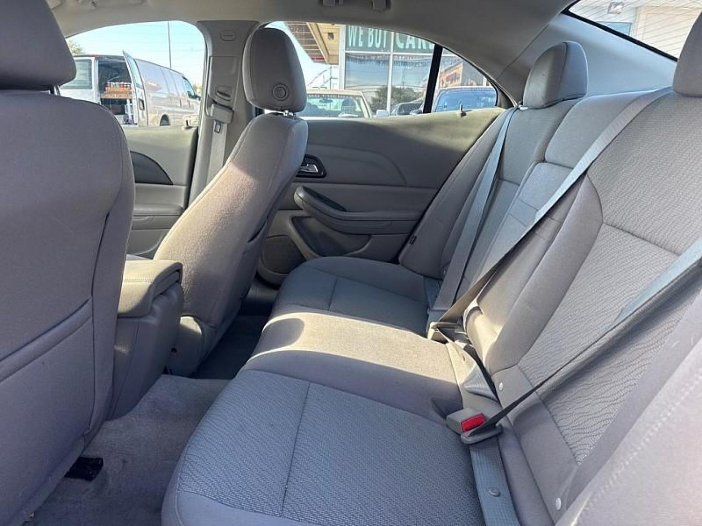 2013 WHITE /GRAY Chevrolet Malibu LS (1G11B5SA1DF) with an 2.5L L4 DOHC 16V engine, 6-Speed Automatic transmission, located at 3304 Woodville Road, Northwood, OH, 43619, (419) 210-8019, 41.612694, -83.480743 - Photo#11