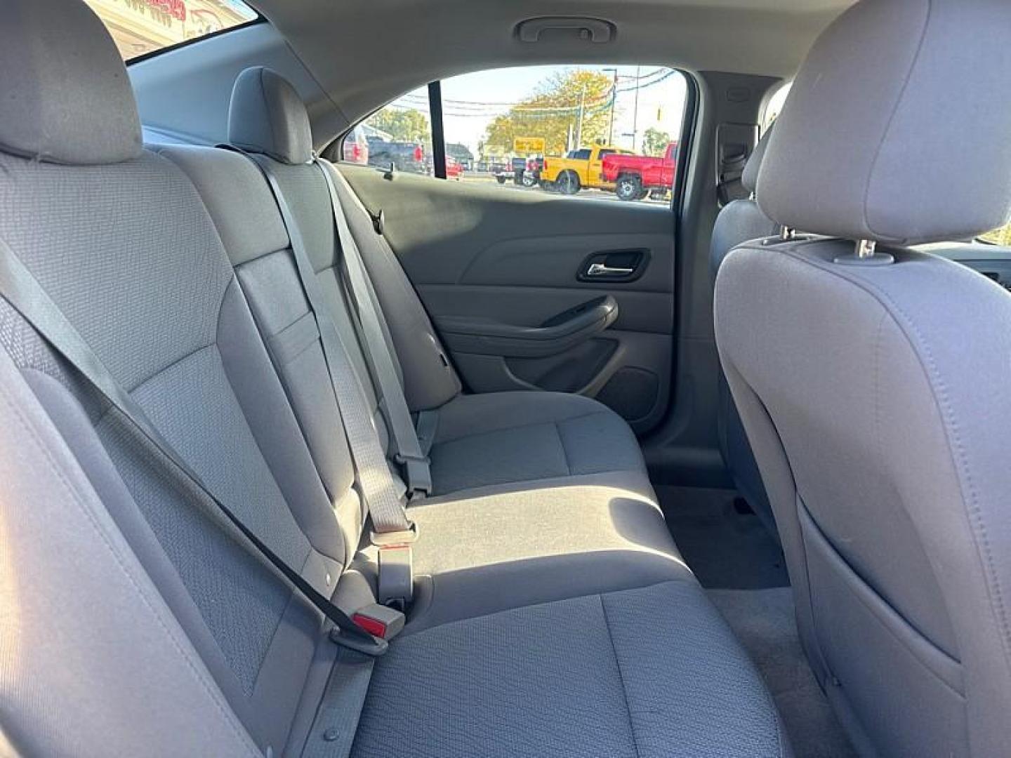 2013 WHITE /GRAY Chevrolet Malibu LS (1G11B5SA1DF) with an 2.5L L4 DOHC 16V engine, 6-Speed Automatic transmission, located at 3304 Woodville Road, Northwood, OH, 43619, (419) 210-8019, 41.612694, -83.480743 - Photo#14