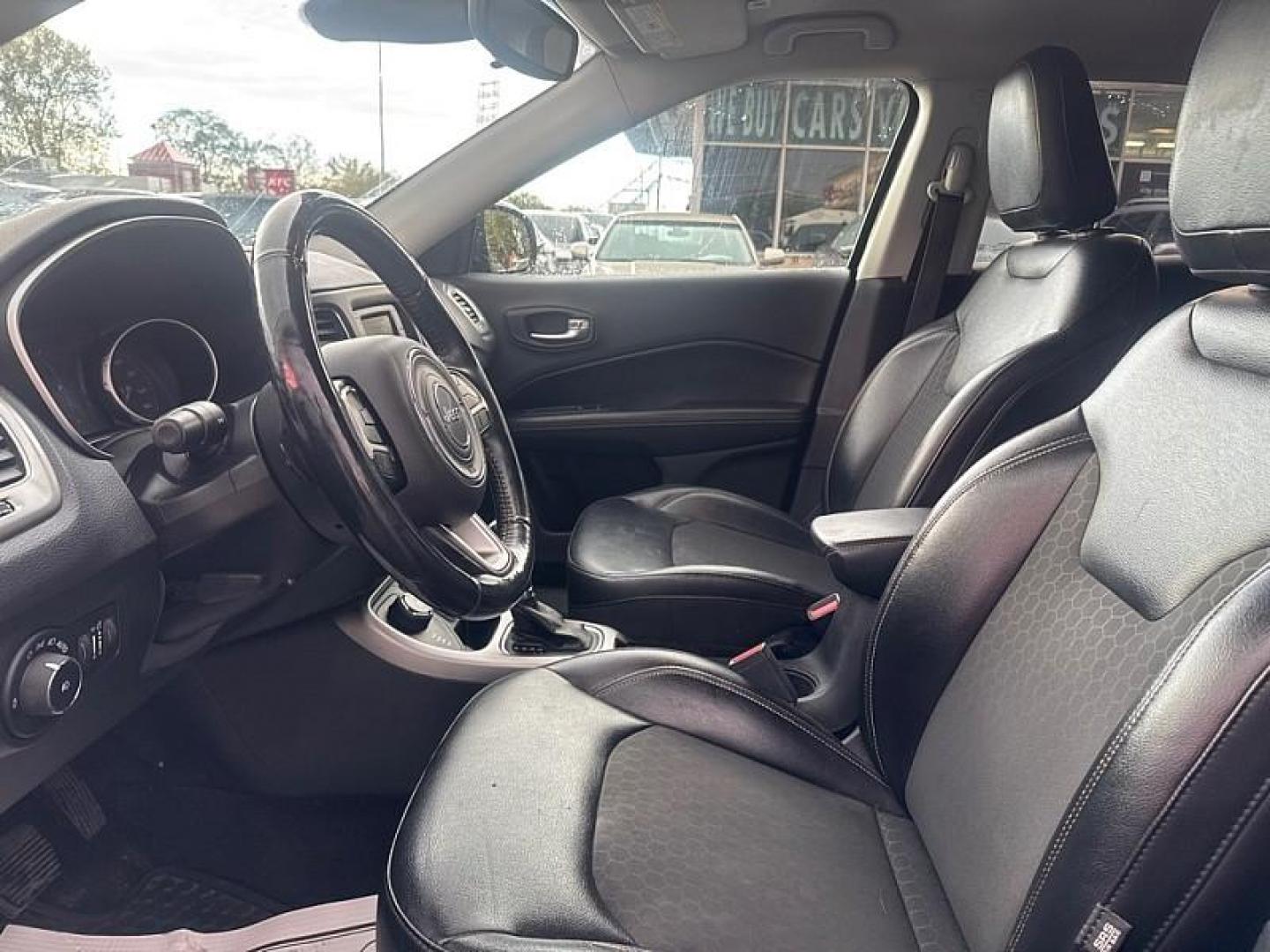 2018 BLACK /BLACK Jeep Compass Sport 4WD (3C4NJDBB9JT) with an 2.4L L4 DOHC 16V engine, Automatic 9-Spd transmission, located at 3304 Woodville Road, Northwood, OH, 43619, (419) 210-8019, 41.612694, -83.480743 - Your #1 Destination for Auto Loans and mdash;No Matter Your Credit!At our dealership, we believe everyone deserves the opportunity to drive their dream car and mdash;whether you have good credit, bad credit, or no credit at all. With a wide selection of hundreds of cars, trucks, and SUVs, you'll fin - Photo#9