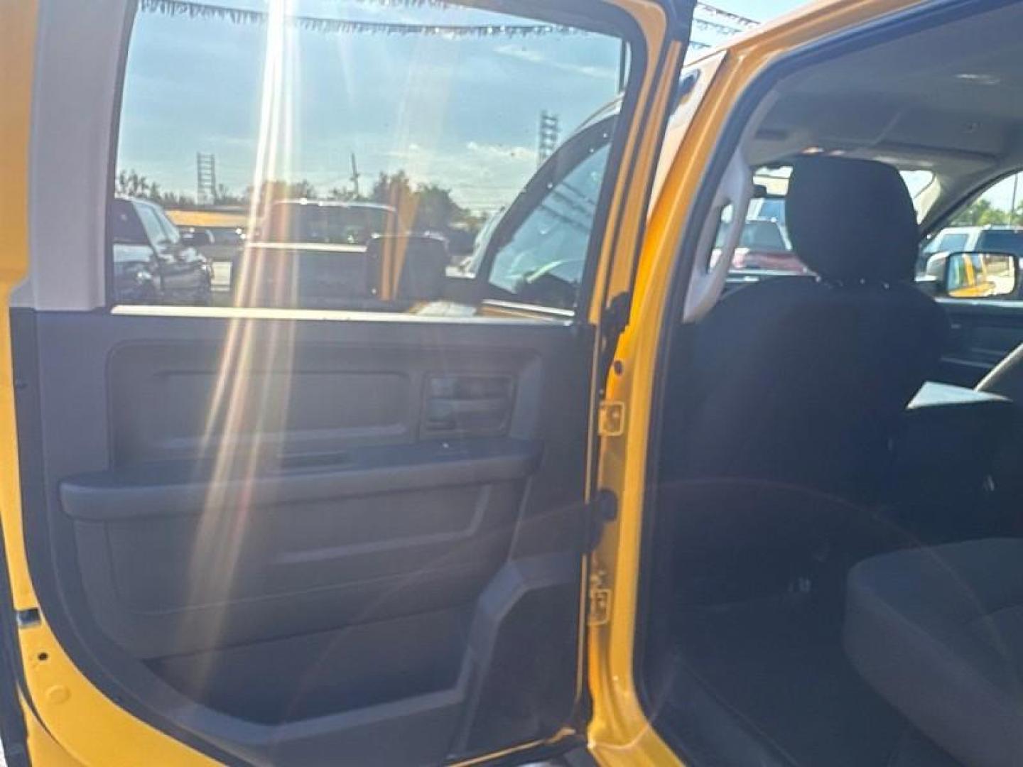 2019 YELLOW /BLACK RAM 1500 Tradesman Crew Cab SWB 4WD (1C6RR7KT3KS) with an 5.7L V8 OHV 16V engine, 8A transmission, located at 3304 Woodville Road, Northwood, OH, 43619, (419) 210-8019, 41.612694, -83.480743 - Your #1 Destination for Auto Loans and mdash;No Matter Your Credit!At our dealership, we believe everyone deserves the opportunity to drive their dream car and mdash;whether you have good credit, bad credit, or no credit at all. With a wide selection of hundreds of cars, trucks, and SUVs, you'll fin - Photo#10