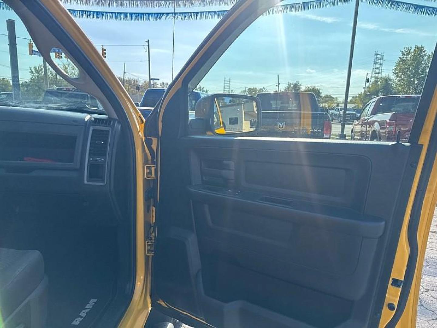 2019 YELLOW /BLACK RAM 1500 Tradesman Crew Cab SWB 4WD (1C6RR7KT3KS) with an 5.7L V8 OHV 16V engine, 8A transmission, located at 3304 Woodville Road, Northwood, OH, 43619, (419) 210-8019, 41.612694, -83.480743 - Your #1 Destination for Auto Loans and mdash;No Matter Your Credit!At our dealership, we believe everyone deserves the opportunity to drive their dream car and mdash;whether you have good credit, bad credit, or no credit at all. With a wide selection of hundreds of cars, trucks, and SUVs, you'll fin - Photo#14