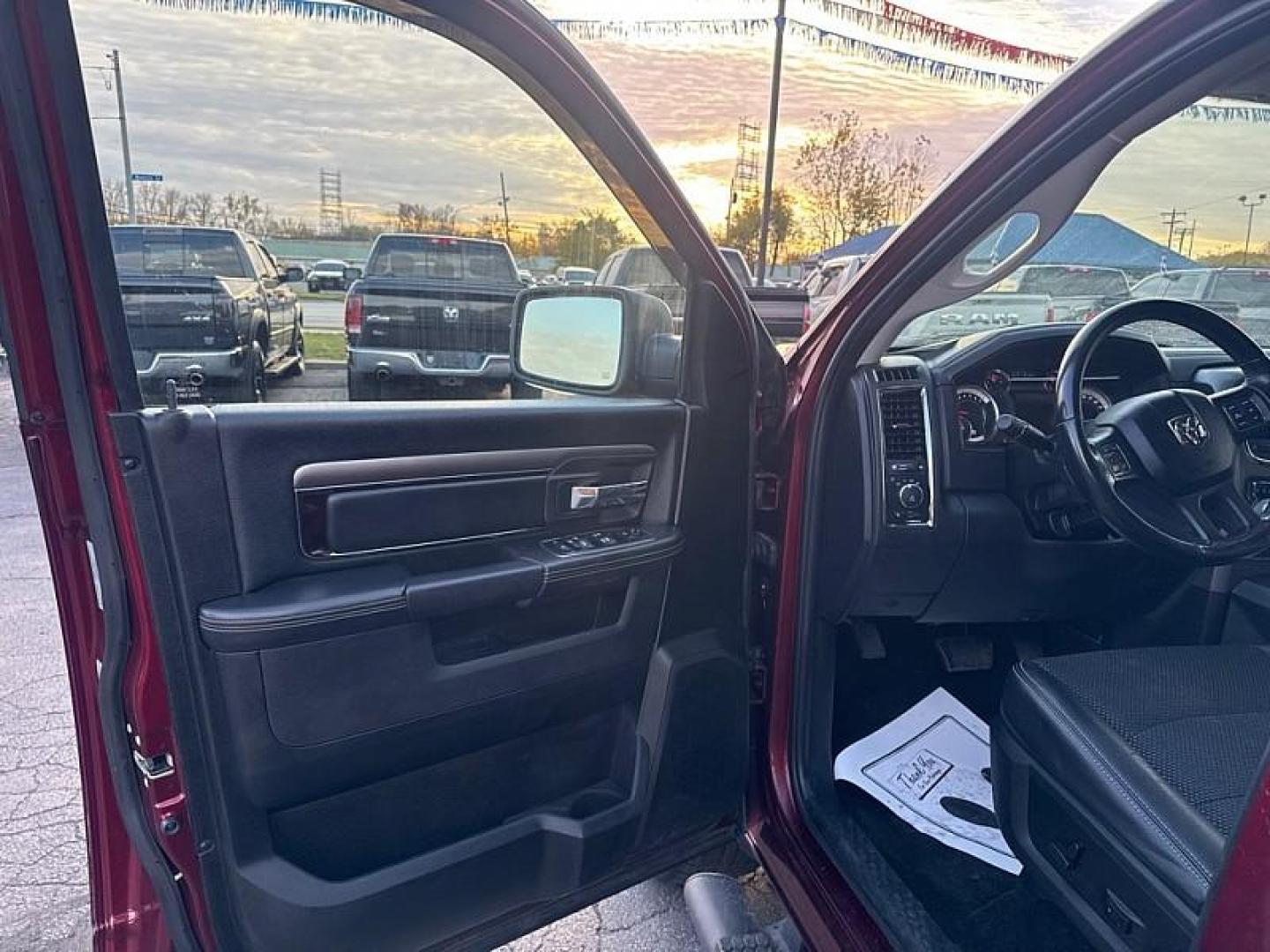 2018 MAROON /BLACK RAM 1500 Sport Crew Cab SWB 4WD (1C6RR7MTXJS) with an 5.7L V8 OHV 16V engine, 8A transmission, located at 3304 Woodville Road, Northwood, OH, 43619, (419) 210-8019, 41.612694, -83.480743 - Your #1 Destination for Auto Loans and mdash;No Matter Your Credit!At our dealership, we believe everyone deserves the opportunity to drive their dream car and mdash;whether you have good credit, bad credit, or no credit at all. With a wide selection of hundreds of cars, trucks, and SUVs, you'll fin - Photo#8