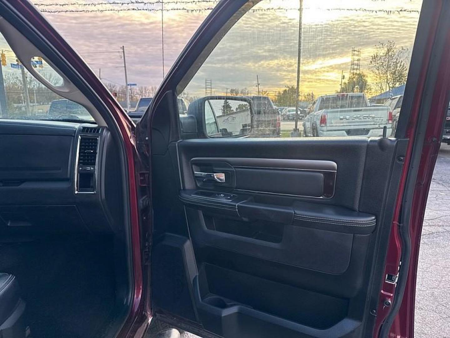 2018 MAROON /BLACK RAM 1500 Sport Crew Cab SWB 4WD (1C6RR7MTXJS) with an 5.7L V8 OHV 16V engine, 8A transmission, located at 3304 Woodville Road, Northwood, OH, 43619, (419) 210-8019, 41.612694, -83.480743 - Your #1 Destination for Auto Loans and mdash;No Matter Your Credit!At our dealership, we believe everyone deserves the opportunity to drive their dream car and mdash;whether you have good credit, bad credit, or no credit at all. With a wide selection of hundreds of cars, trucks, and SUVs, you'll fin - Photo#14