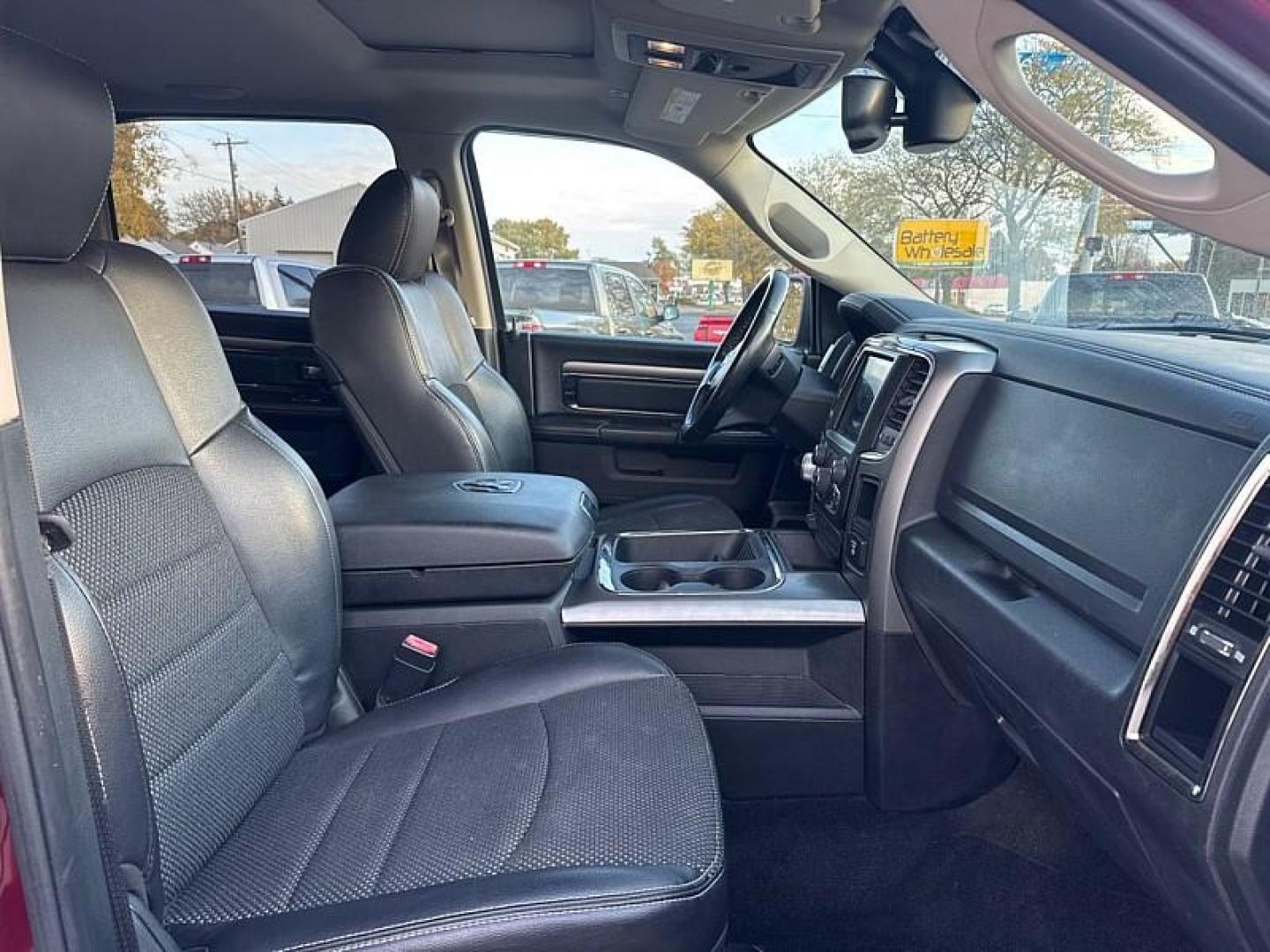 2018 MAROON /BLACK RAM 1500 Sport Crew Cab SWB 4WD (1C6RR7MTXJS) with an 5.7L V8 OHV 16V engine, 8A transmission, located at 3304 Woodville Road, Northwood, OH, 43619, (419) 210-8019, 41.612694, -83.480743 - Your #1 Destination for Auto Loans and mdash;No Matter Your Credit!At our dealership, we believe everyone deserves the opportunity to drive their dream car and mdash;whether you have good credit, bad credit, or no credit at all. With a wide selection of hundreds of cars, trucks, and SUVs, you'll fin - Photo#15