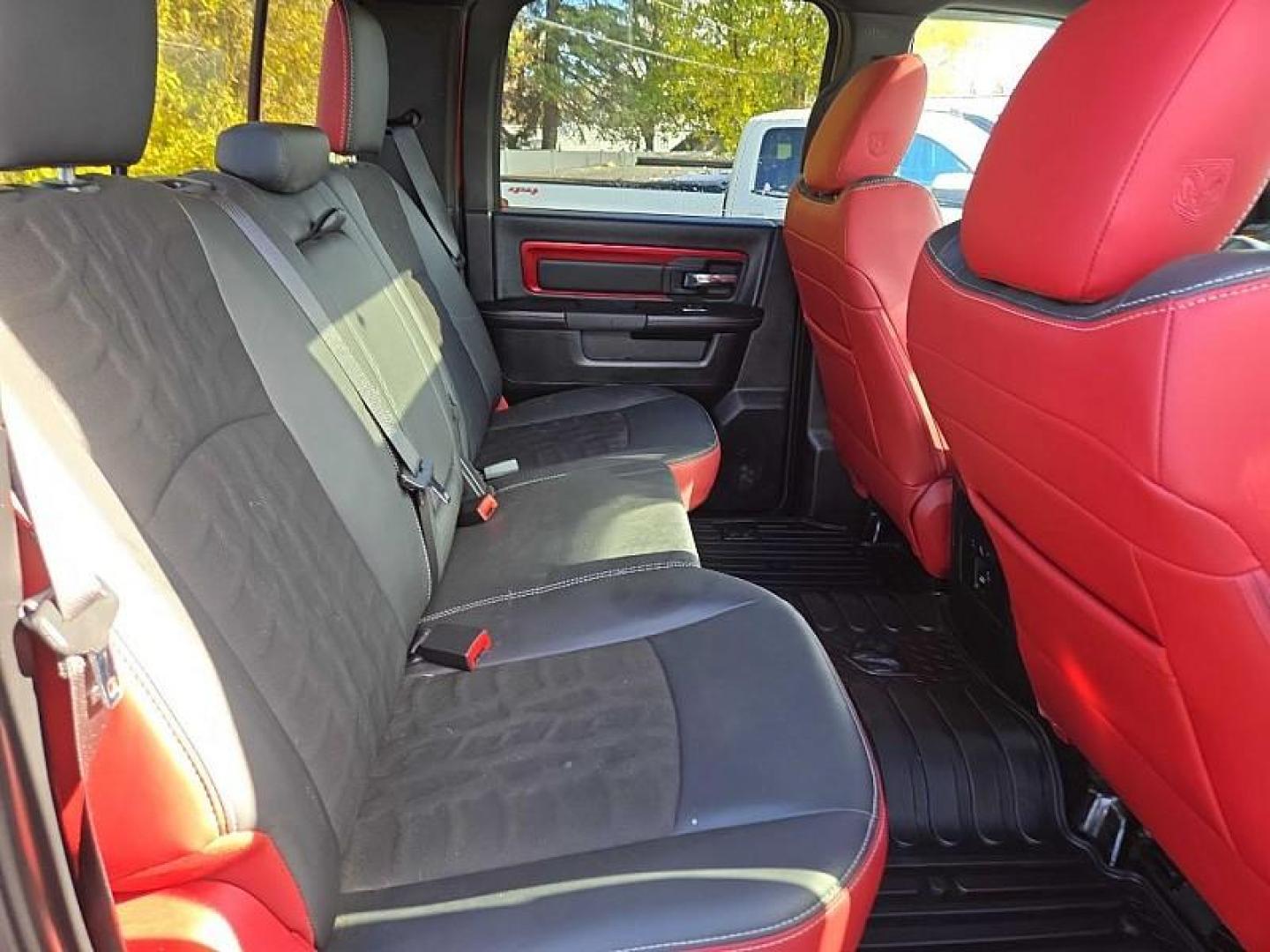 2015 RED /BLACK and RED RAM 1500 Rebel Crew Cab SWB 4WD (1C6RR7YTXFS) with an 5.7L V8 OHV 16V engine, 6A transmission, located at 3304 Woodville Road, Northwood, OH, 43619, (419) 210-8019, 41.612694, -83.480743 - Your #1 Destination for Auto Loans and mdash;No Matter Your Credit!At our dealership, we believe everyone deserves the opportunity to drive their dream car and mdash;whether you have good credit, bad credit, or no credit at all. With a wide selection of hundreds of cars, trucks, and SUVs, you'll fin - Photo#13
