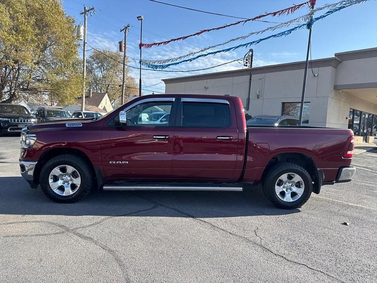 2019 MAROON /BLACK RAM 1500 Big Horn Crew Cab SWB 4WD (1C6SRFFT8KN) with an 5.7L V8 OHV 16V engine, 8A transmission, located at 3304 Woodville Road, Northwood, OH, 43619, (419) 210-8019, 41.612694, -83.480743 - Your #1 Destination for Auto Loans and mdash;No Matter Your Credit!At our dealership, we believe everyone deserves the opportunity to drive their dream car and mdash;whether you have good credit, bad credit, or no credit at all. With a wide selection of hundreds of cars, trucks, and SUVs, you'll fin - Photo#1